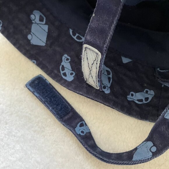 Joe Fresh Baby Sunhat 0-12M | Navy Vehicle Print EUC - Picture 6 of 8